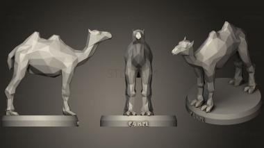 3D model Poly camel (STL)